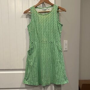 New York & Company Mint Patterned Mini Dress